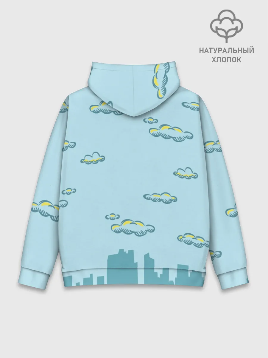 Худи мужской база хлопок / Путешествия