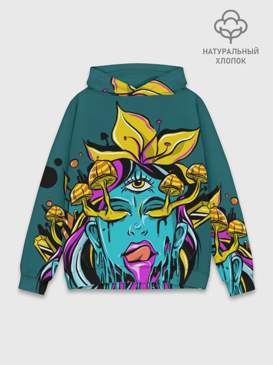 Худи мужской база хлопок / Девушка трип