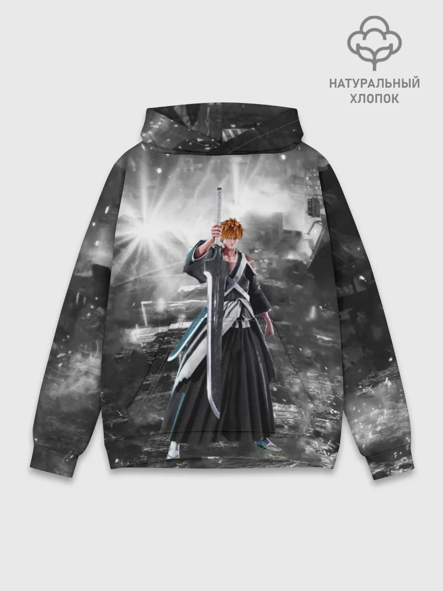 Худи мужской база хлопок / Jump Force - Ichigo Kurosaki