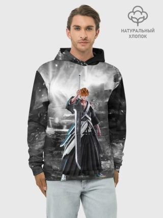 Худи мужской база хлопок / Jump Force - Ichigo Kurosaki