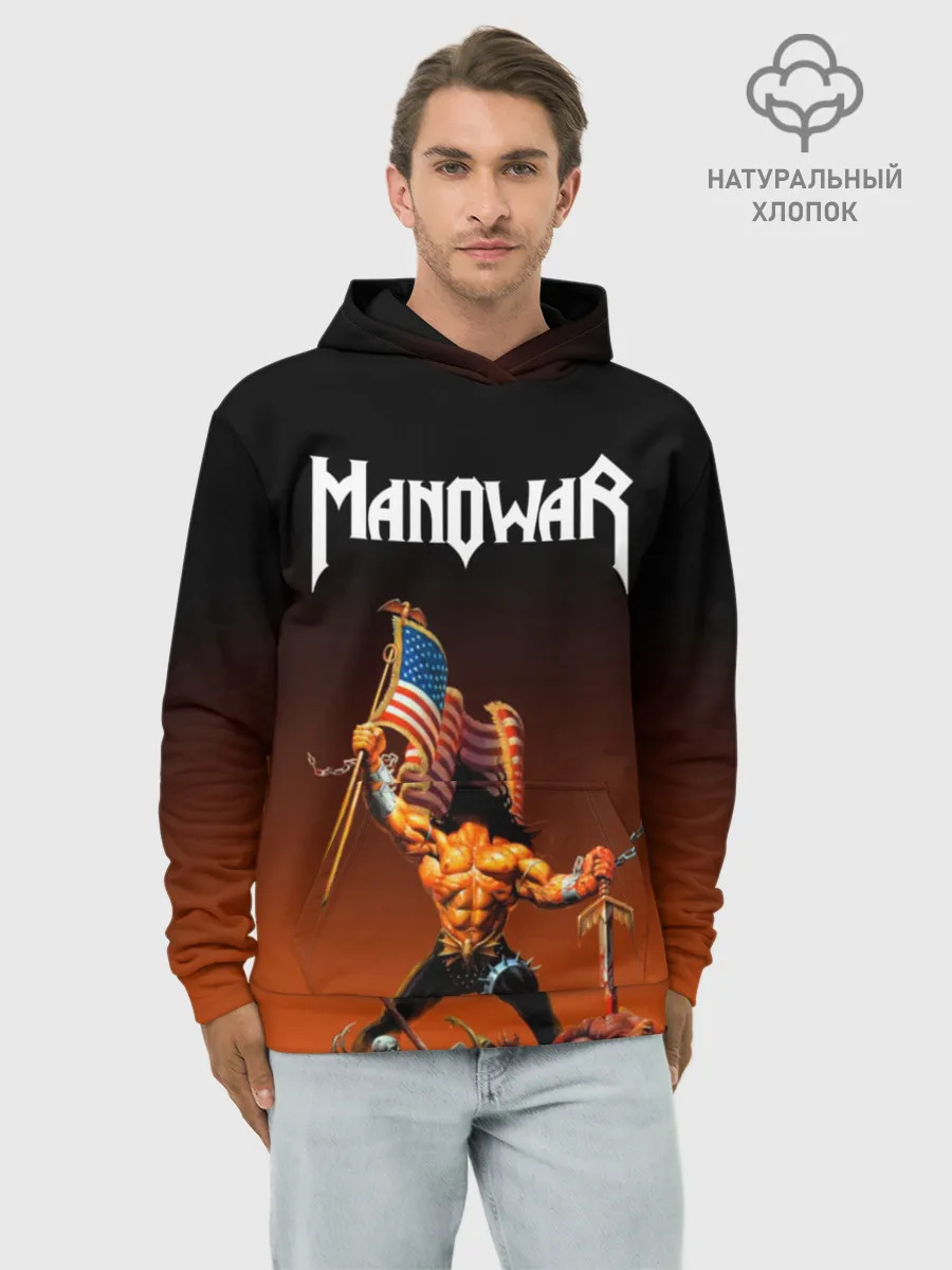Худи мужской база хлопок / MANOWAR