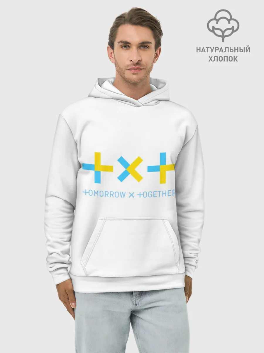 Худи мужской база хлопок / TOMORROW X TOGETHER / TXT
