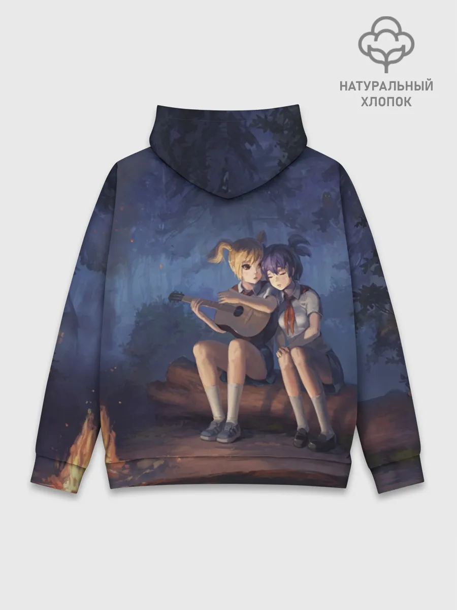 Худи мужской база хлопок / Бесконечное лето: Лена и Алиса