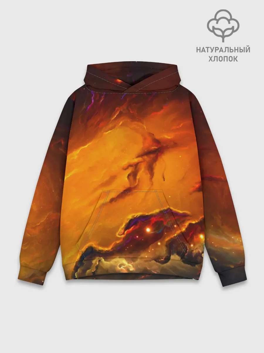 Худи мужской база хлопок / Космос