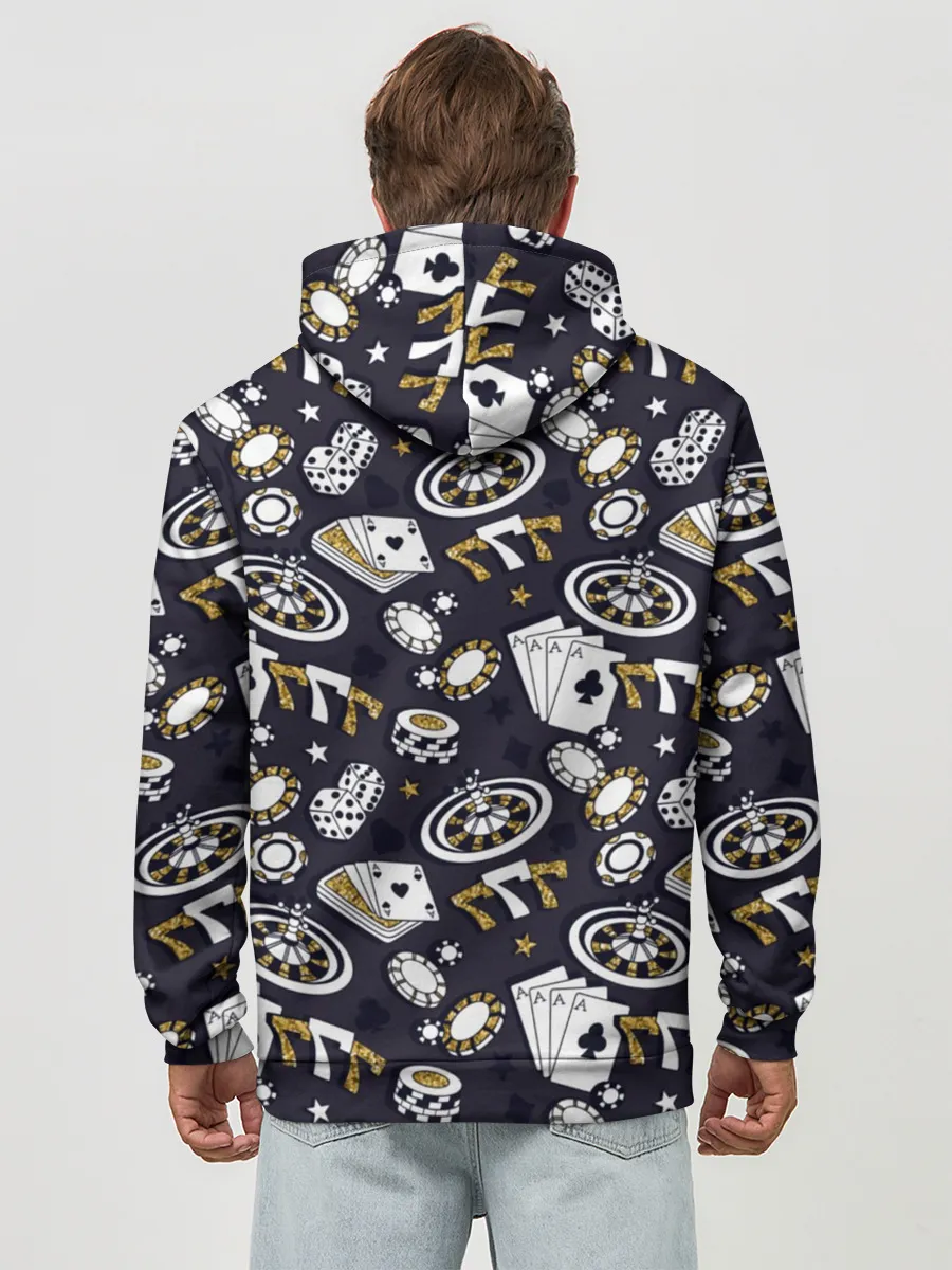 Худи мужской база хлопок / Казино