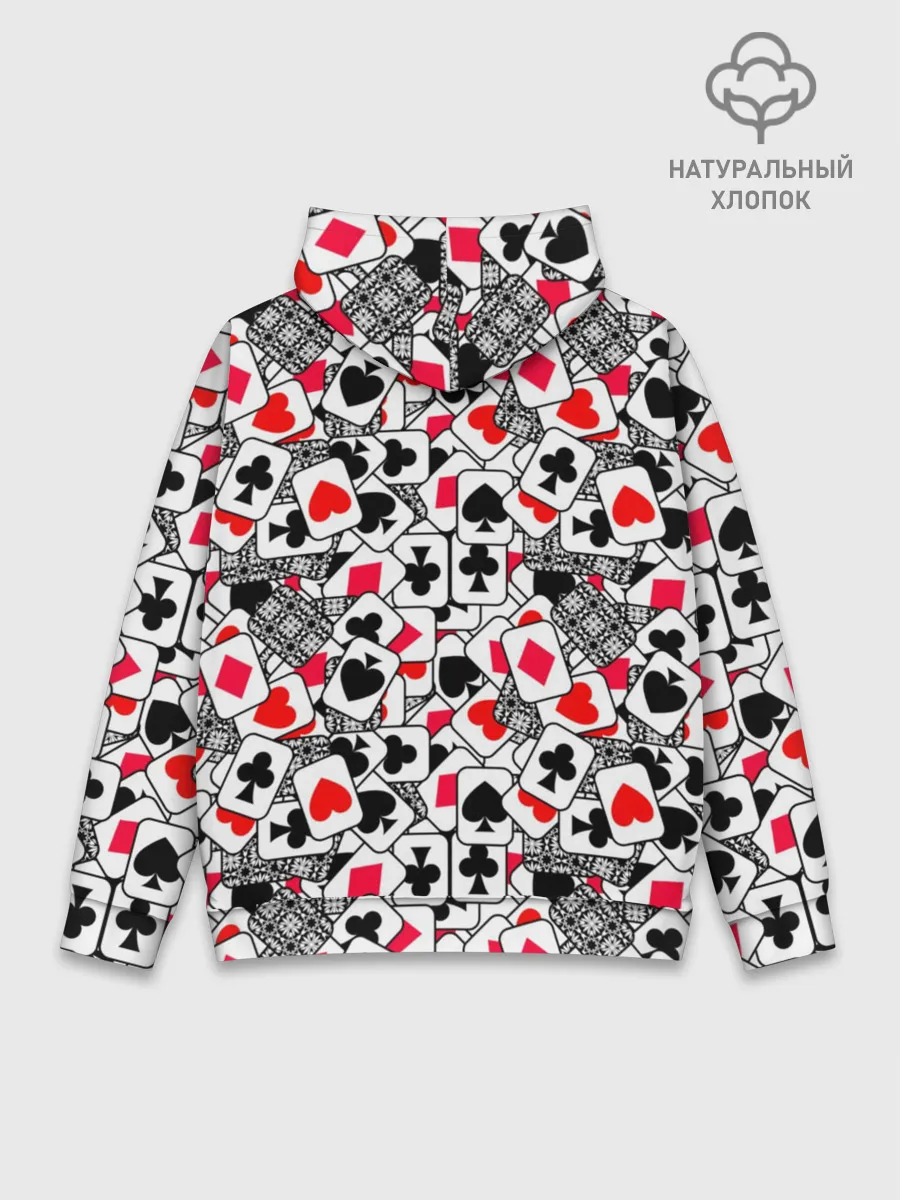 Худи мужской база хлопок / Игральные карты