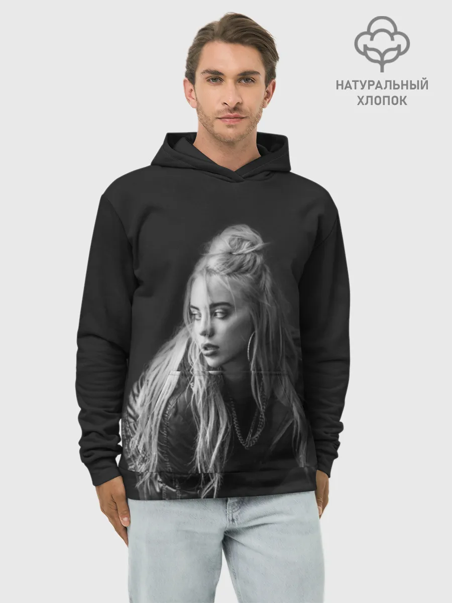 Худи мужской база хлопок / BILLIE EILISH