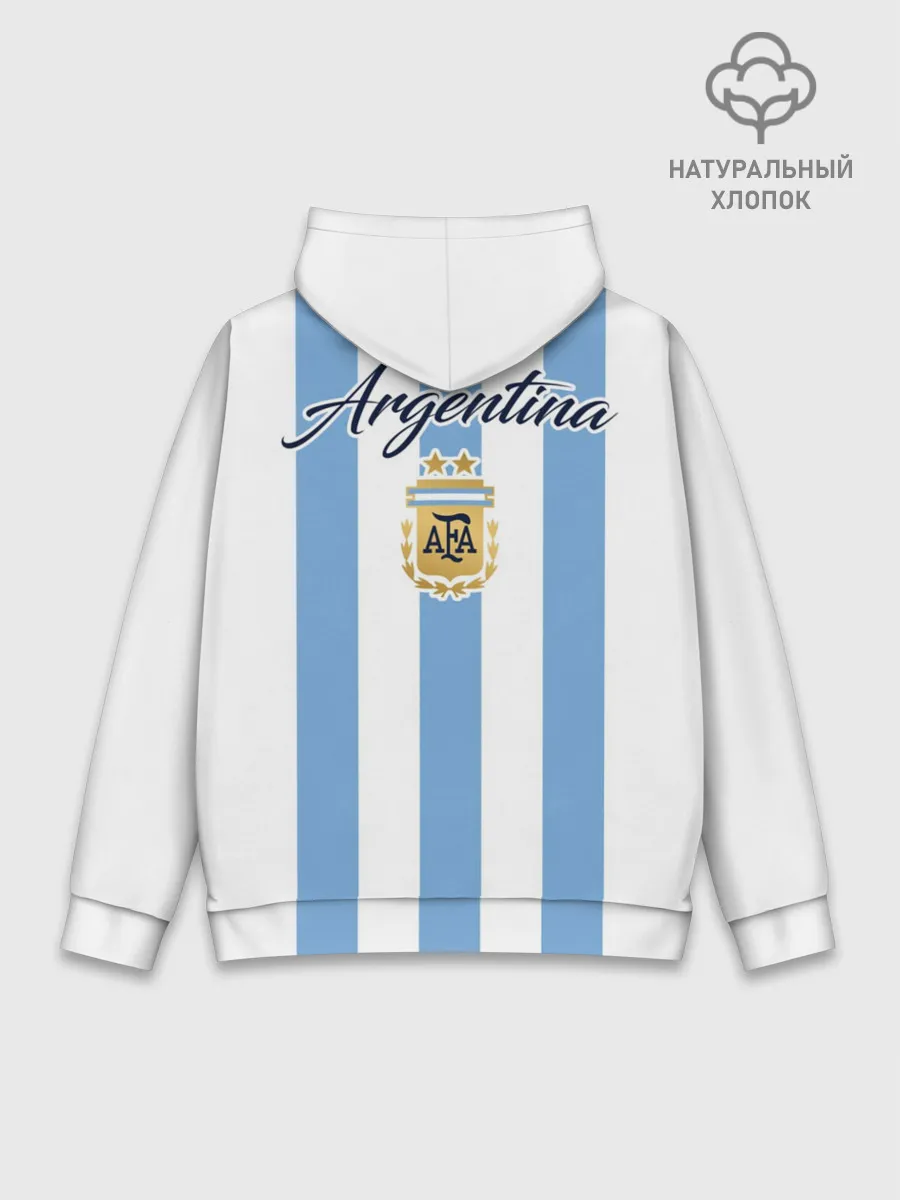 Худи мужской база хлопок / Сборная Аргентины