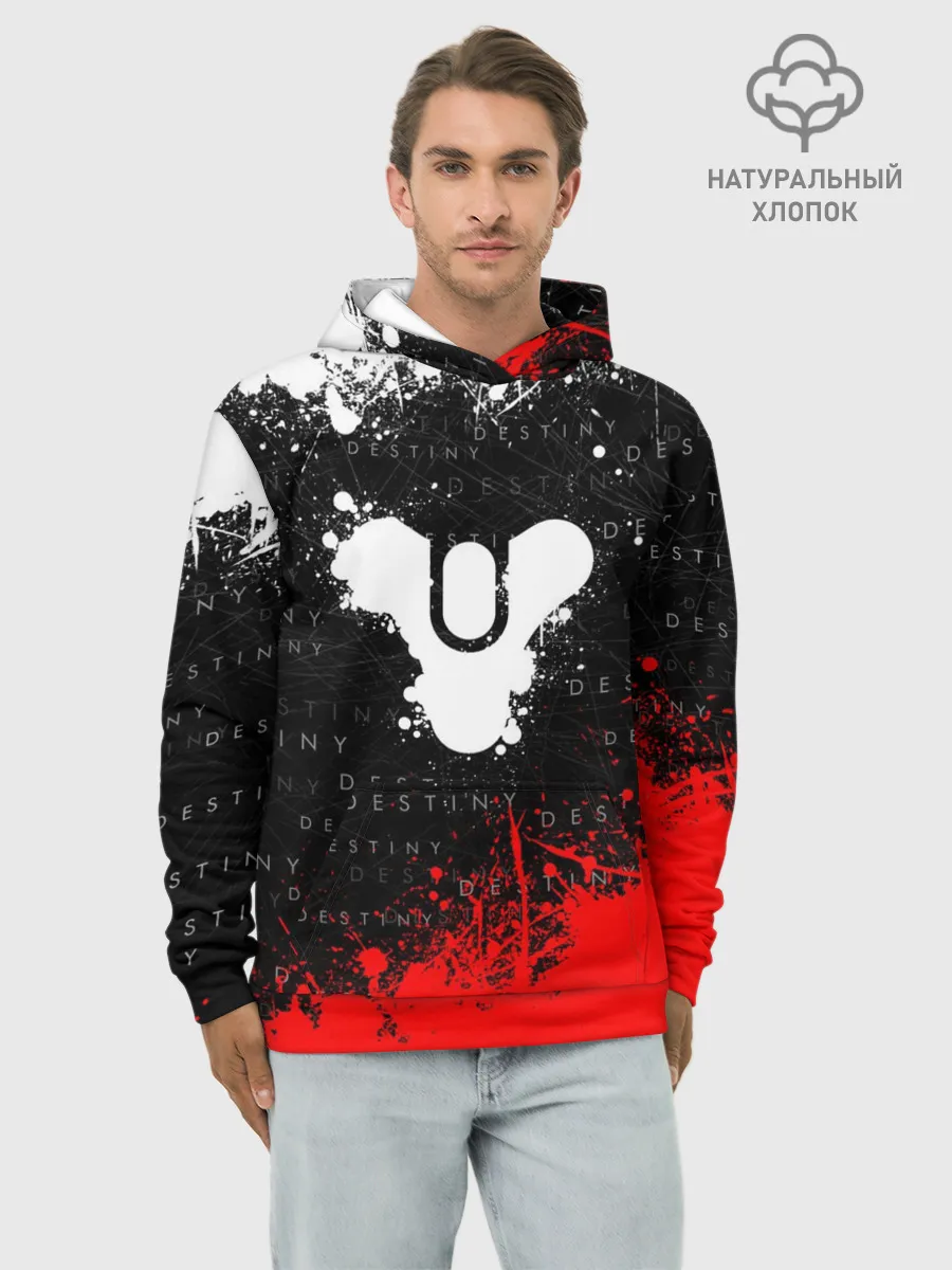 Худи мужской база хлопок / DESTINY