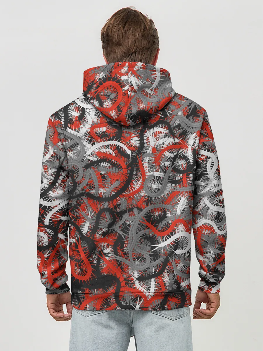 Худи мужской база хлопок / Сколопендры