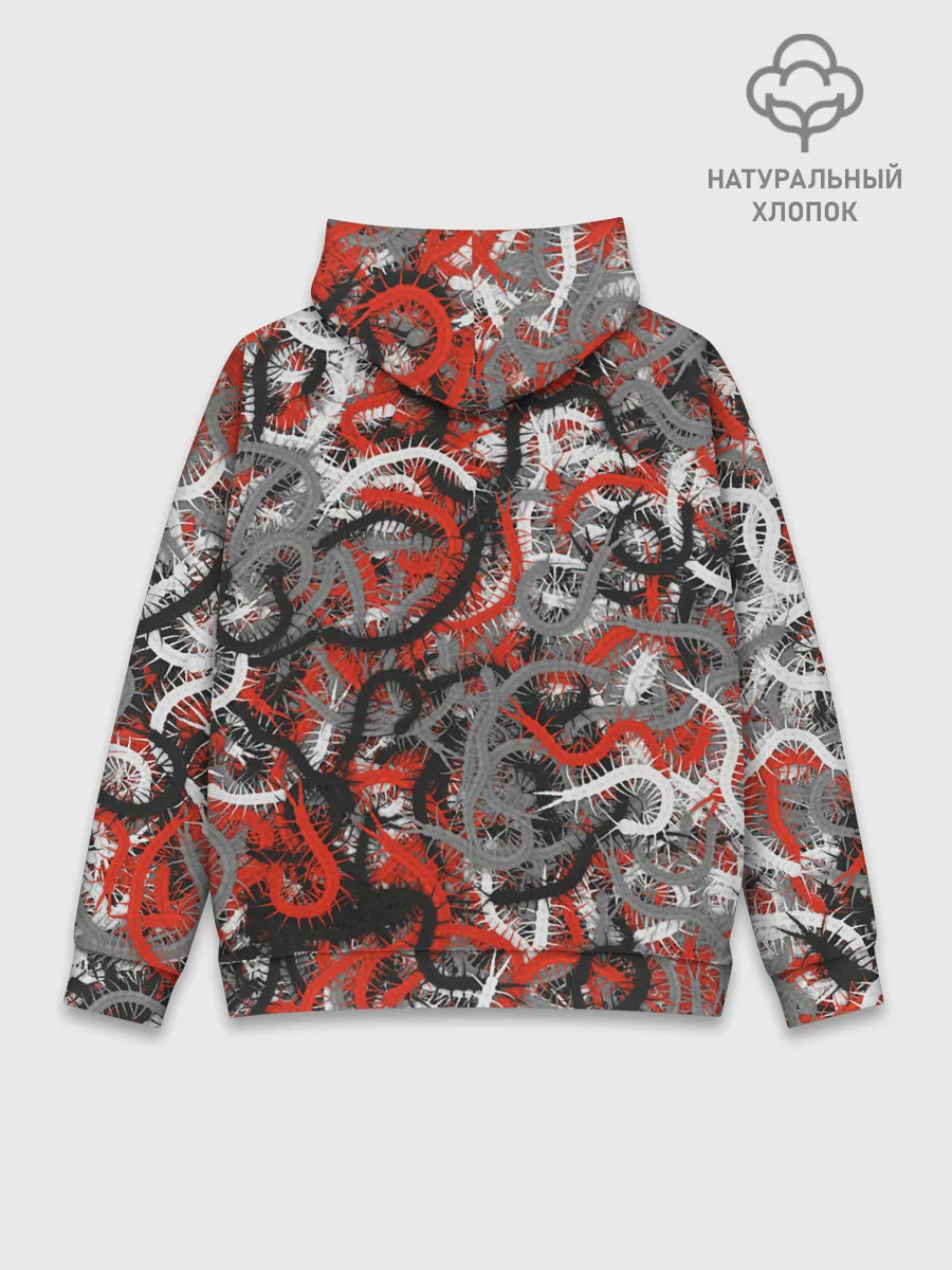 Худи мужской база хлопок / Сколопендры