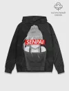 Худи мужской база хлопок / Anime Senpai Girl