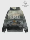 Худи мужской база хлопок / Профессиональный рыбак