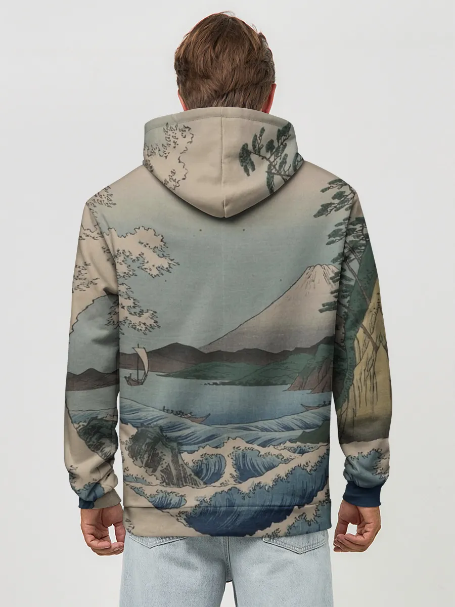 Худи мужской база хлопок / Утагава Хиросигэ