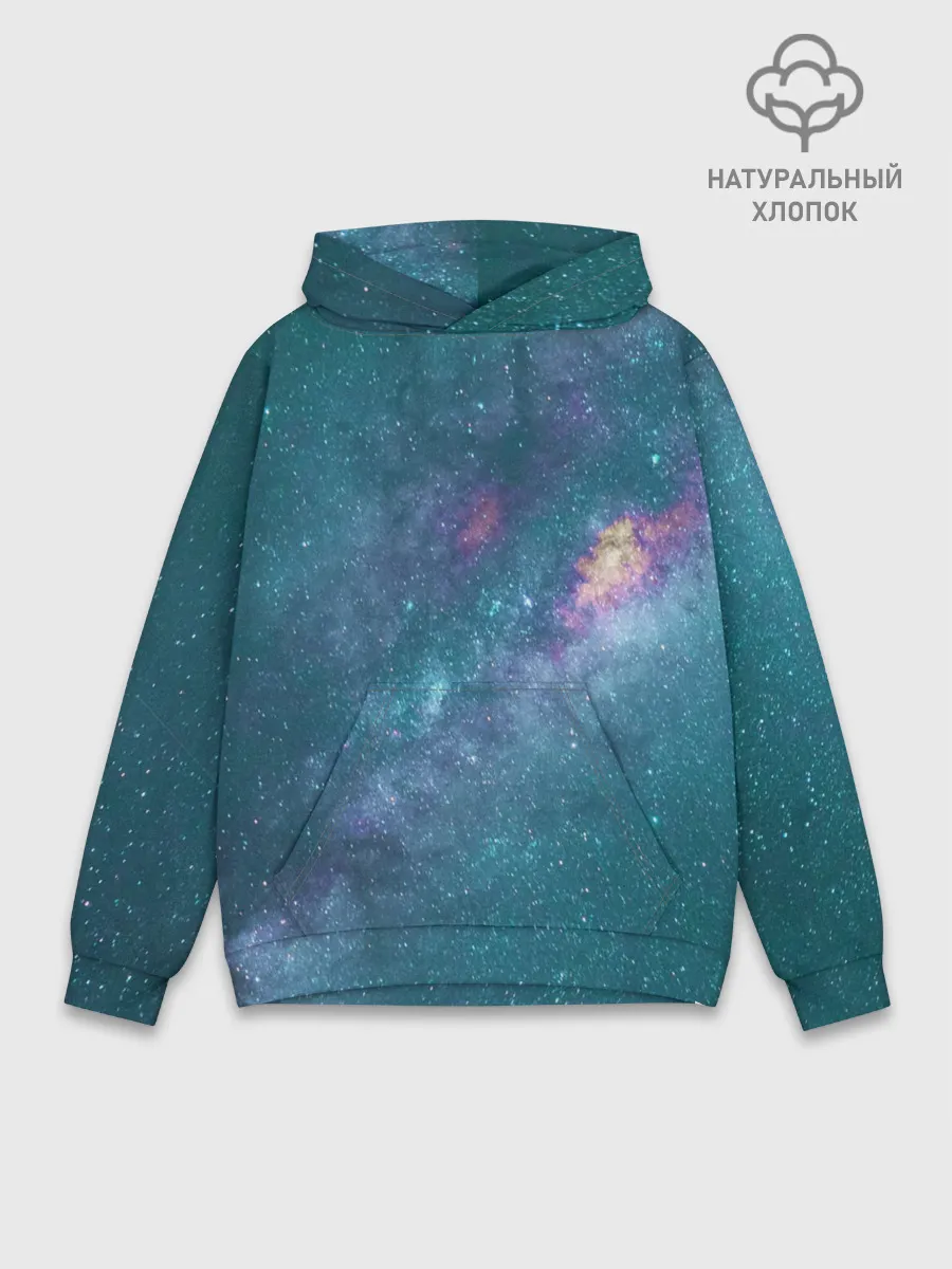 Худи мужской база хлопок / Млечный путь