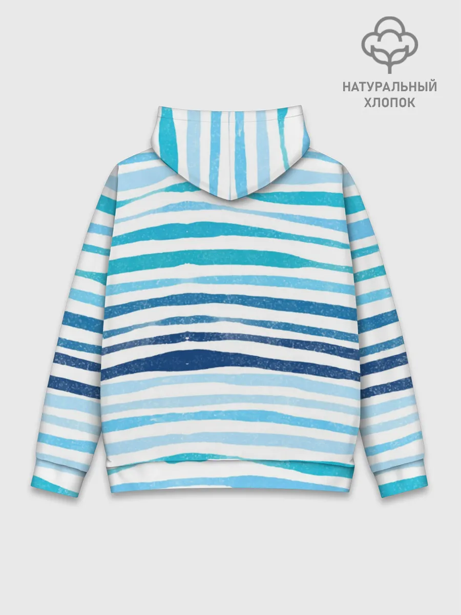 Худи мужской база хлопок / Сова в шапке