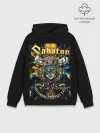 Худи мужской база хлопок / Sabaton