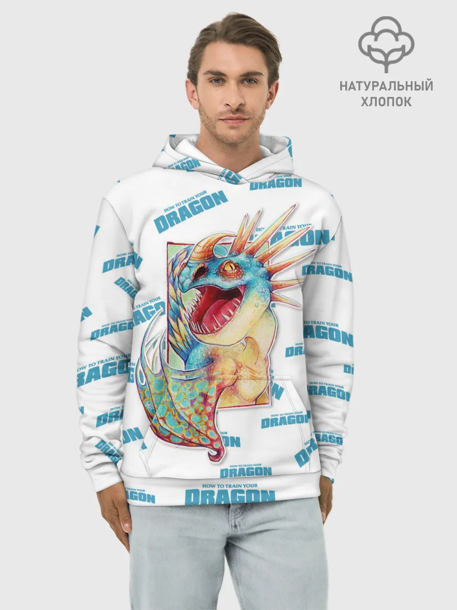 Худи мужской база хлопок / Как приручить дракона