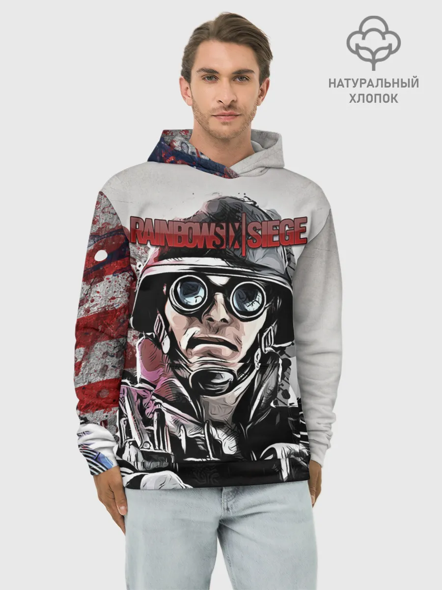 Худи мужской база хлопок / Rainbow Six: Siege