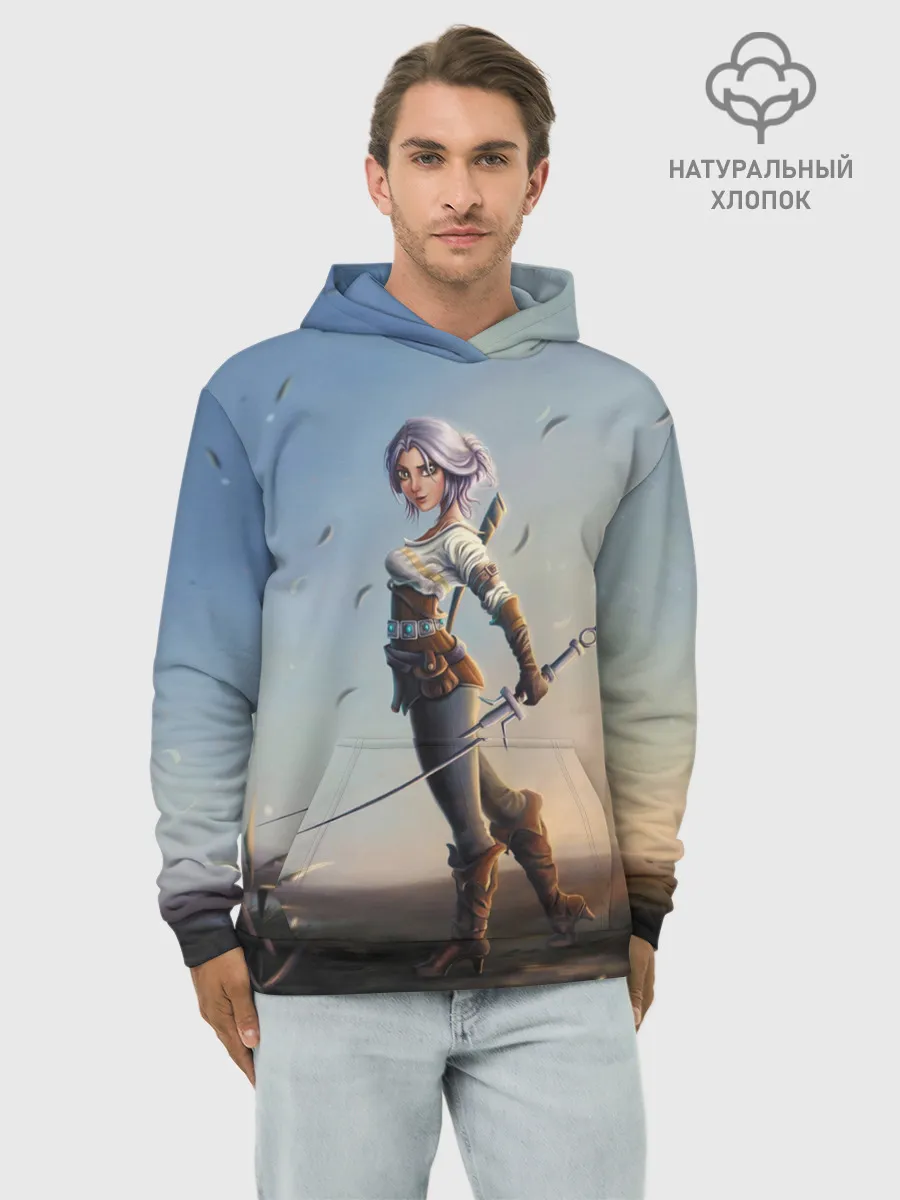 Худи мужской база хлопок / Дикая Охота