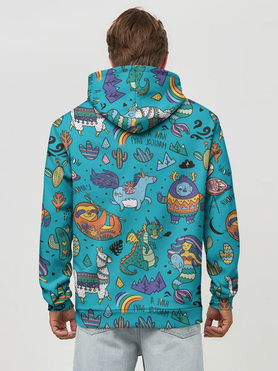 Худи мужской база хлопок / Have a magical day!