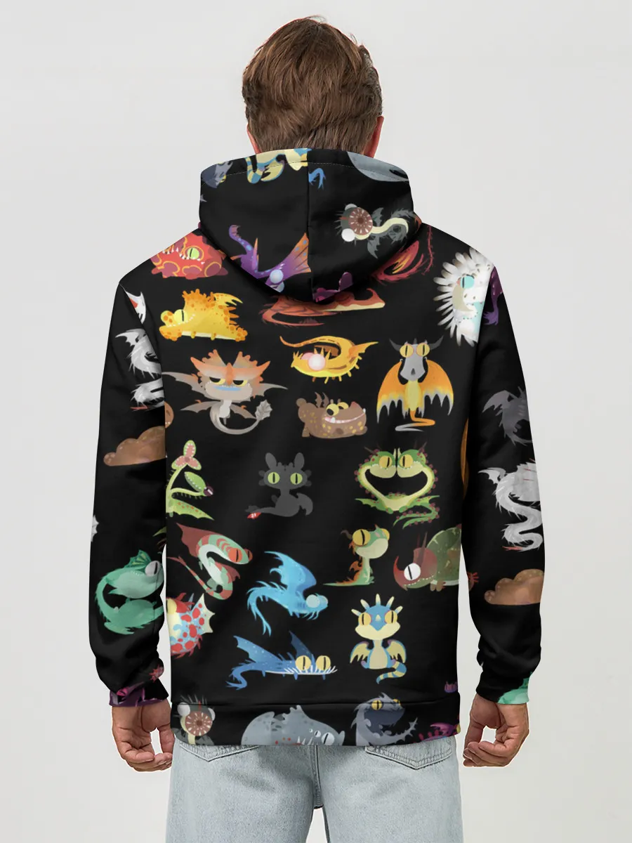 Худи мужской база хлопок / How to Train Your Dragon