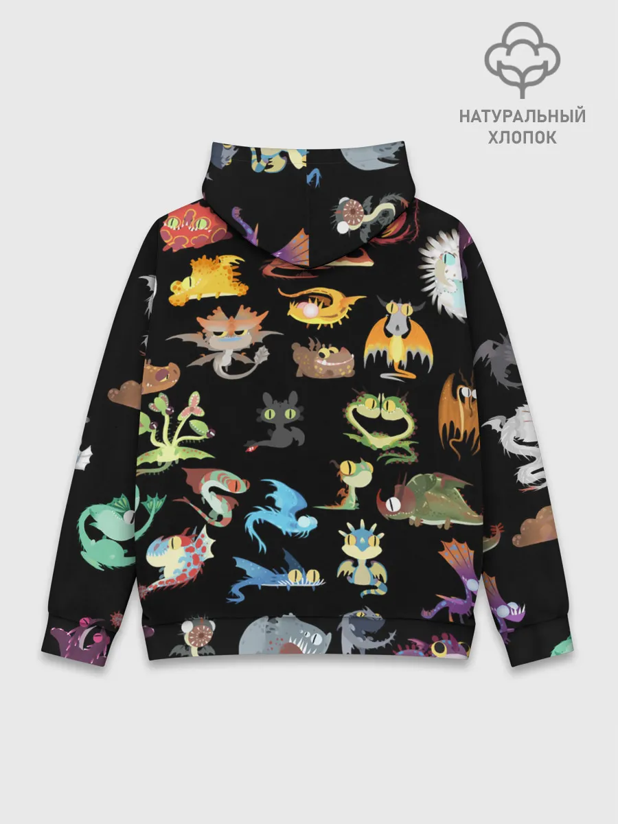 Худи мужской база хлопок / How to Train Your Dragon