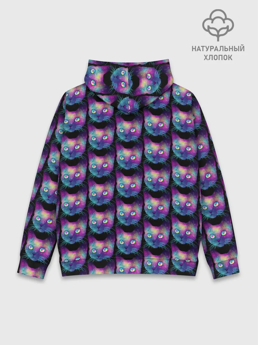 Худи мужской база хлопок / Cat Space