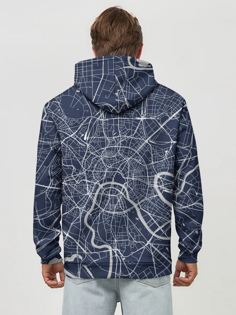 Худи мужской база хлопок / Карта Москвы