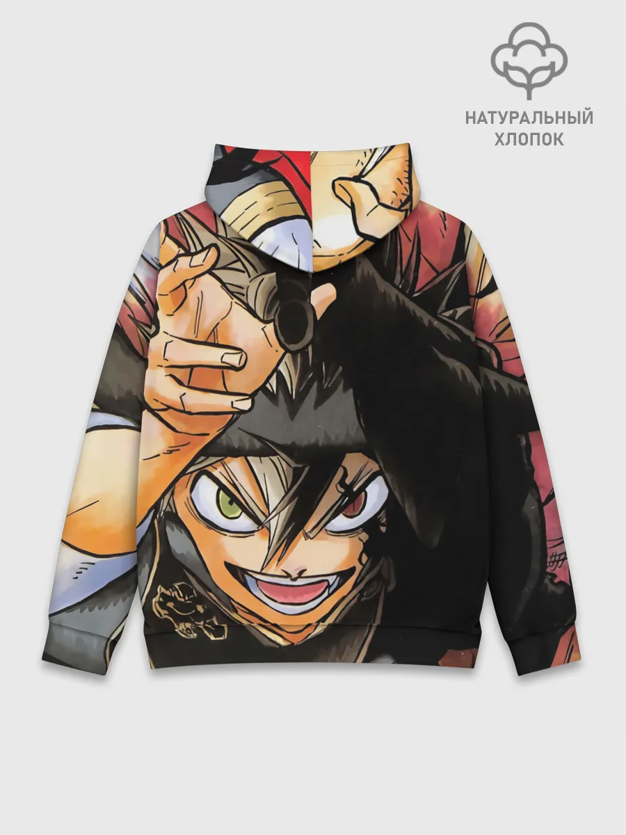 Худи мужской база хлопок / Красочный арт Асты