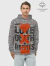 Худи мужской база хлопок / LOVE DEATH + ROBOTS