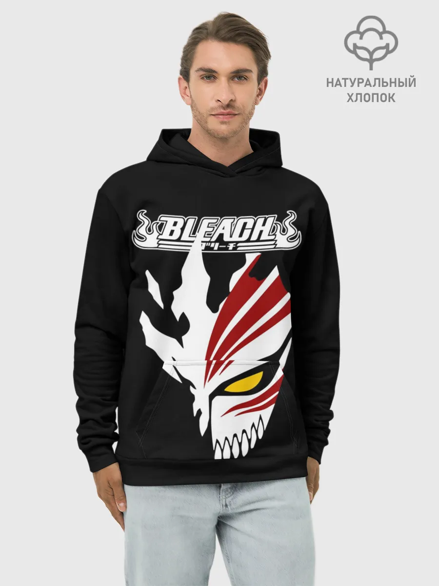 Худи мужской база хлопок / BLEACH vector art