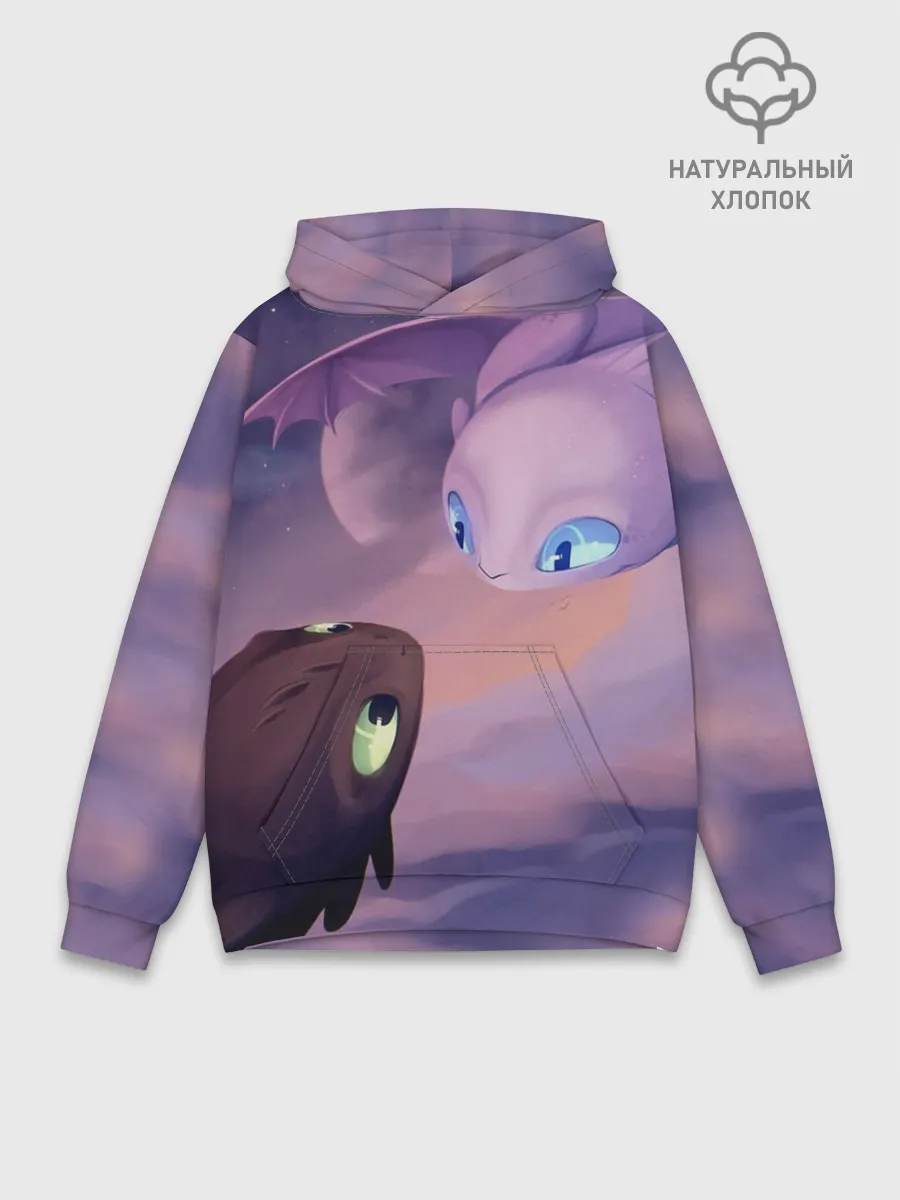 Худи мужской база хлопок / Как приручить дракона