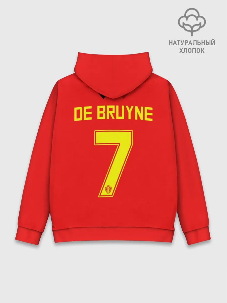 Худи мужской база хлопок / Кевин Де Брёйне
