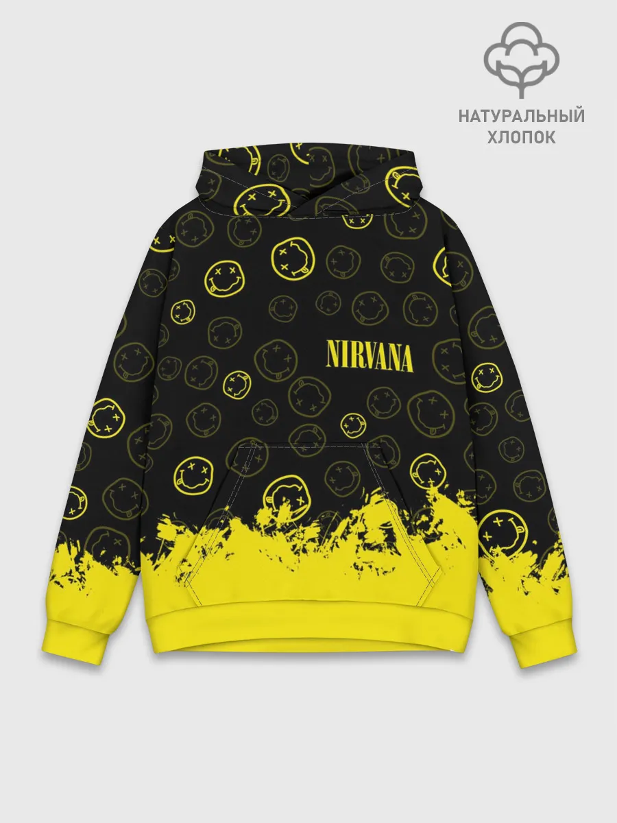 Худи мужской база хлопок / NIRVANA