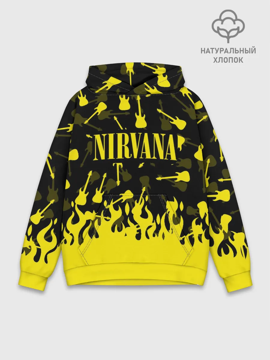 Худи мужской база хлопок / NIRVANA