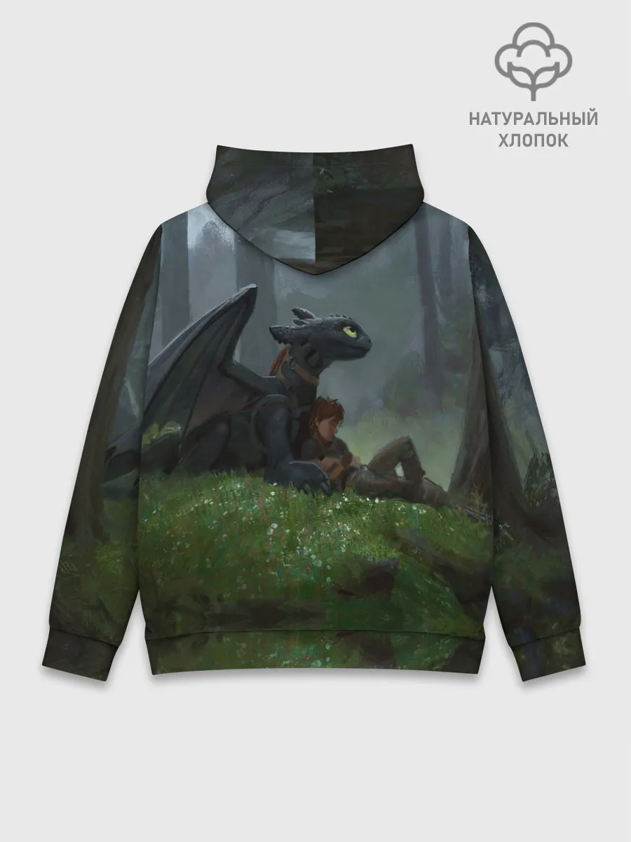 Худи мужской база хлопок / Верные друзья