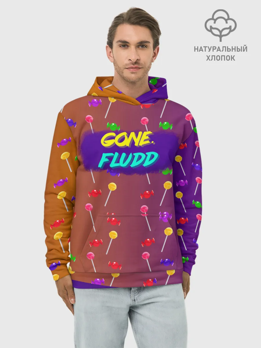 Худи мужской база хлопок / Gone.Fludd