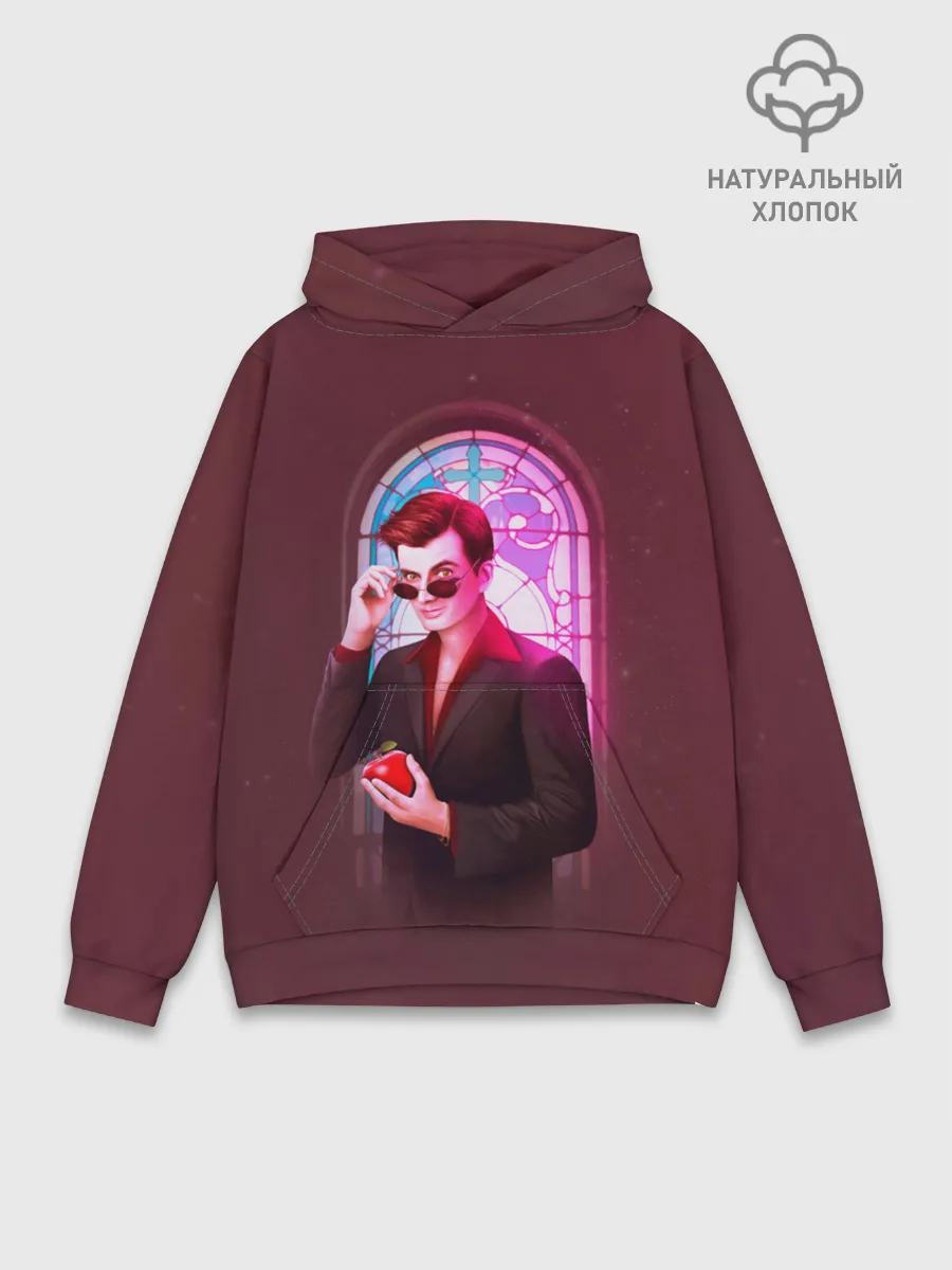 Худи мужской база хлопок / Good Omens