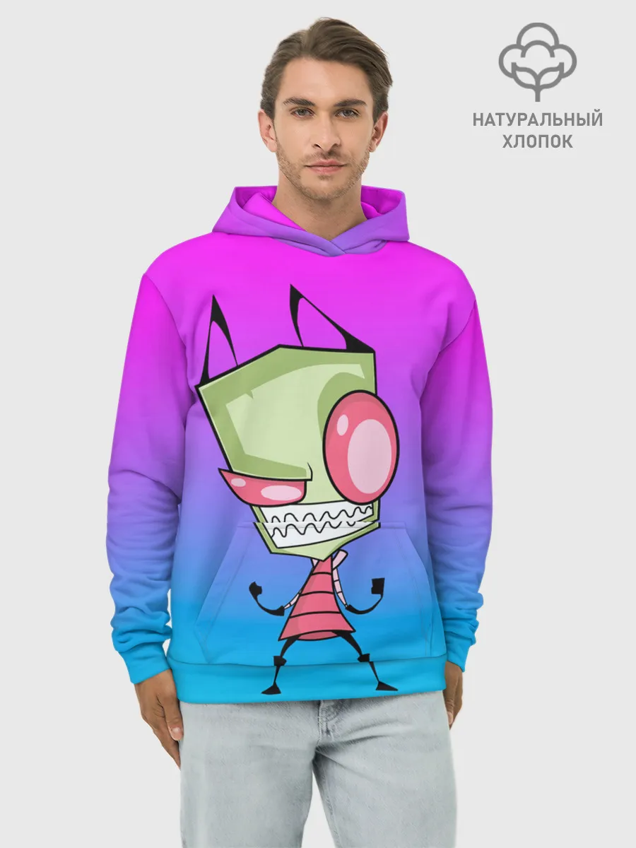 Худи мужской база хлопок / Захватчик Зим