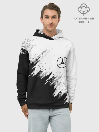 Худи мужской база хлопок / Mercedes