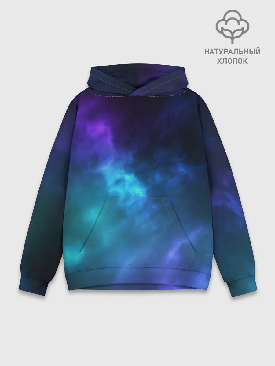 Худи мужской база хлопок / Космос