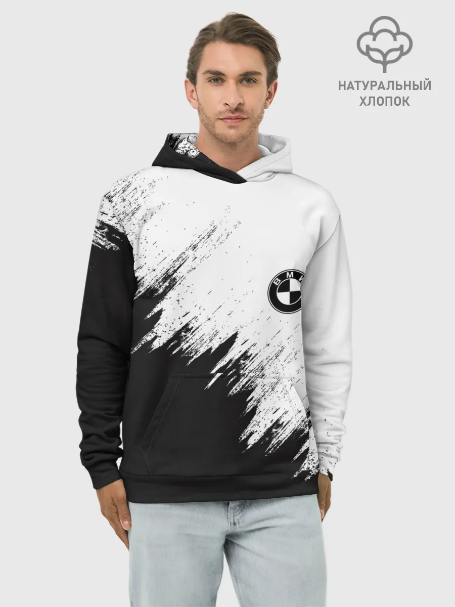Худи мужской база хлопок / BMW