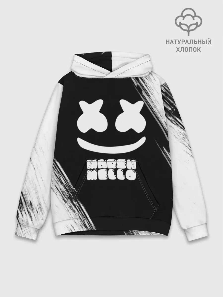 Худи мужской база хлопок / Marshmello 4