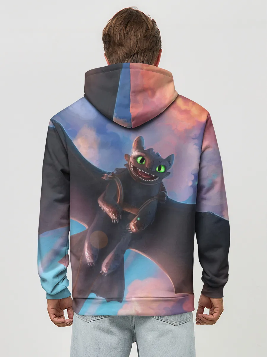 Худи мужской база хлопок / Беззубик