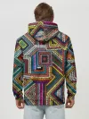 Худи мужской база хлопок / Этнический орнамент