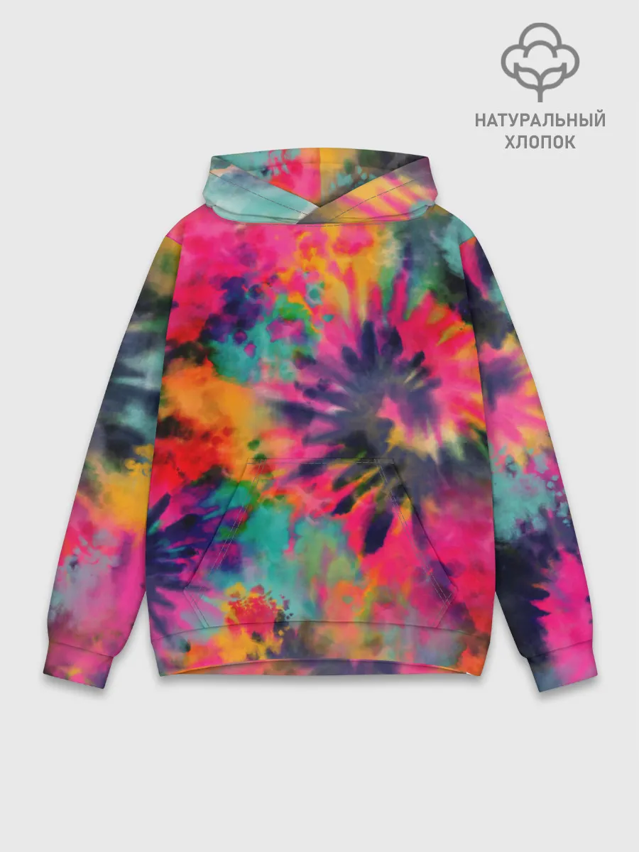 Худи мужской база хлопок / Хиппи