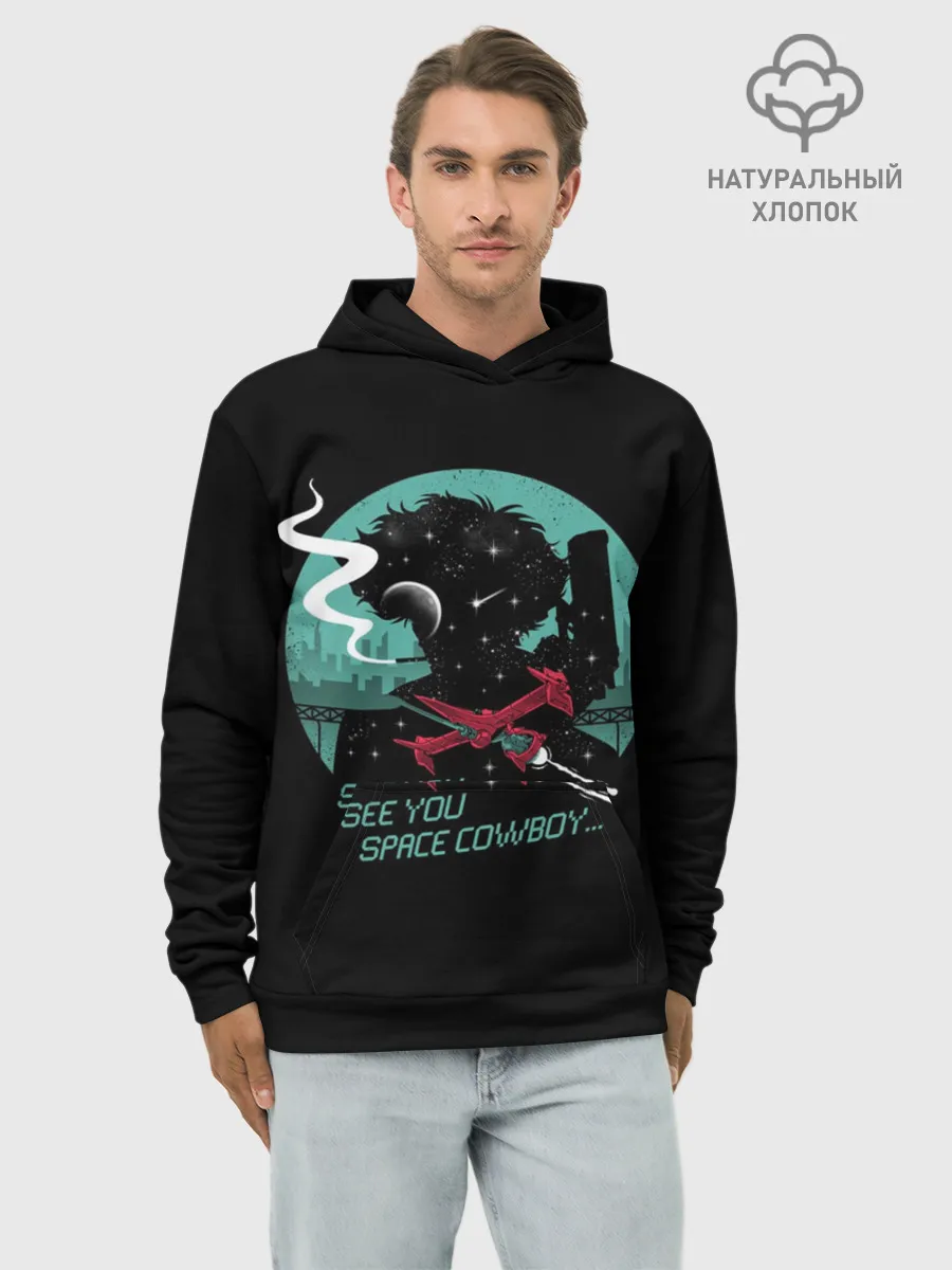 Худи мужской база хлопок / Ковбой Бибоп
