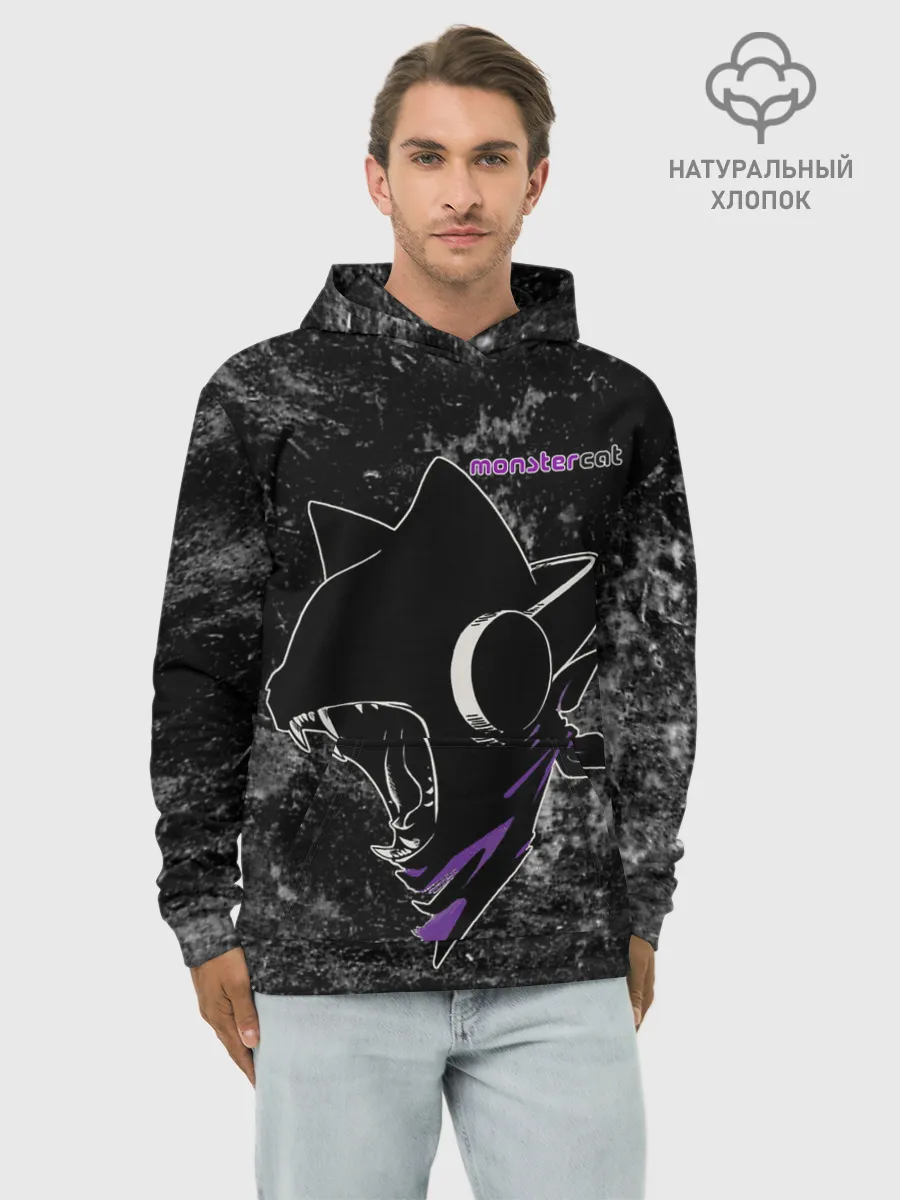 Худи мужской база хлопок / Monstercat