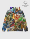 Худи мужской база хлопок / Super Smash Bros ultimate